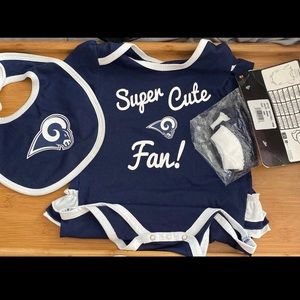 NFL Los Angeles Rams Creeper set